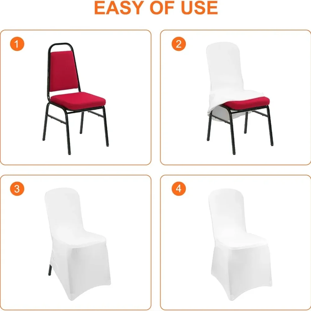 Spandex White Chair Covers